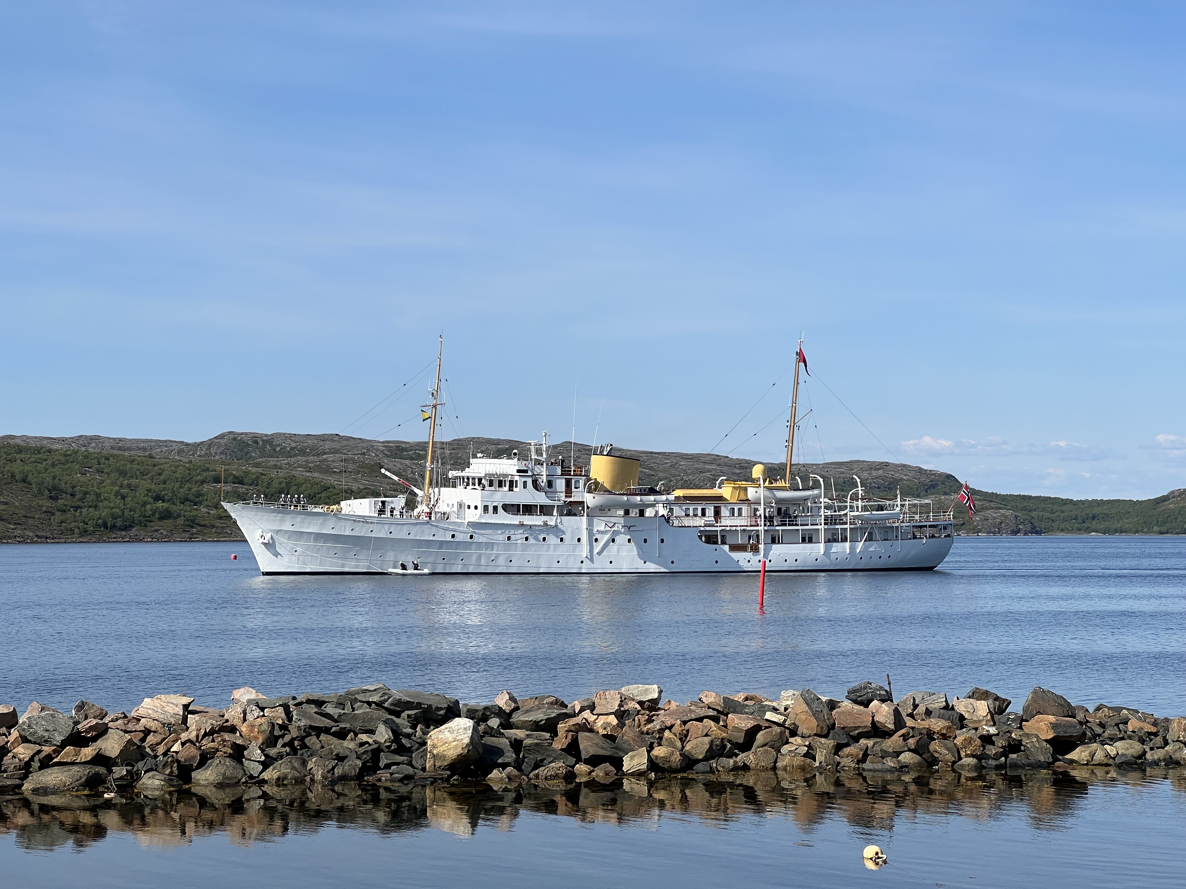 Kongeskipet på besøk i Kirkenes